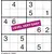 Sudoku 6 x 6 *Very Easy* (Schwierigkeitsgrad  1 von 5)